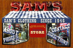 Sam's Clothing in downtown Ann Arbor, Michigan